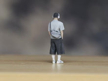 Load image into Gallery viewer, 1:64 Painted Figure Model Miniature Resin Diorama Sand Headset Pocket Boy Man
