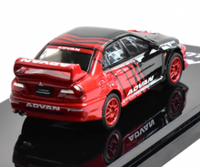 Load image into Gallery viewer, HobbyJapan 1:64 Advan Lancer Evolution EVO 5 V Sport Model Diecast Metal Car
