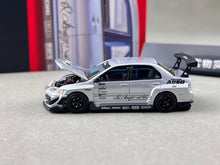 Load image into Gallery viewer, Peako 1:64 DIY Silver Lancer Evo IX 9 Sports Model Diecast Metal Car New Collection
