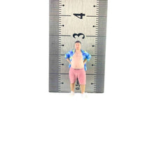 Load image into Gallery viewer, 1:64 Painted Figure Mini Model Miniature Resin Diorama Sand Hawaii Shirt Man Toy
