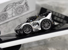 Load image into Gallery viewer, KR 1:64 Silver Fxxk EVO Q Cute Sports Model Diecast Resin Car New Collection
