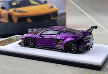 Load image into Gallery viewer, Fine 1:64 Purple C8 LB Widebody Sports Model Diecast Metal Car New Collection
