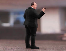 Load image into Gallery viewer, 1:64 Painted Figure Model Miniature Resin Diorama Sand Cigar Smoking Man in Suit New Collection

