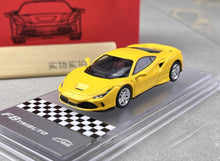 Load image into Gallery viewer, XF 1:64 Yellow F8 Tributo Racing Sports Diecast Model Metal CarNew
