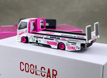 Load image into Gallery viewer, CC 1:64 Pink Iron H300 85 Custom Tow Flatbed Truck Model Diecast Metal Car New Collection
