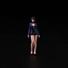 Load image into Gallery viewer, 1:64 Painted Figure Model Miniature Resin Diorama Sand Sexy Girl Suit Short Hair New

