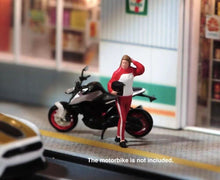 Load image into Gallery viewer, 1:64 Painted Figure Model Miniature Resin Diorama Sand Beauty Racer Lady Woman Collection
