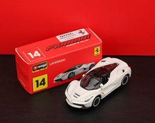 Load image into Gallery viewer, Bburago 1:64 White Ferrari Laferrari Racing Sport Model Toy Diecast Metal Car
