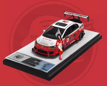 Load image into Gallery viewer, BSC 1:64 VW T1 Civic FD2 GR86 Flatbed Trailer Figure Model Diecast Metal Car
