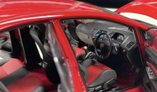 Load image into Gallery viewer, WELL 1:18 Red JDM Civic Type R FD2 Sports Diecast Model Metal Car New
