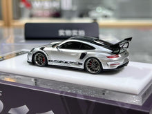 Load image into Gallery viewer, 1:64 CL Silver GT3 RS 991.2 Racing Sports Model Diecast Resin Car New Collection
