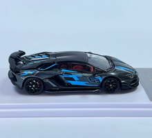 Load image into Gallery viewer, Maxwell 1:64 Gray SVJ Aventador #63 Sports Model Diecast Metal Car New Collection
