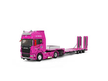Load image into Gallery viewer, Supcar 1:64 Pink S730 Flatbed Container Truck Model Diecast Metal Car New Collection
