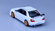 Load image into Gallery viewer, 1:64 Furuya White Impreza WRX STI VII 7 S202 Sedan Model Diecast Metal Car New Collection
