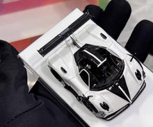 Load image into Gallery viewer, 1:64 YM Pearl White 760 LH Mini Cute Q Sports Model Diecast Resin Car New Collection
