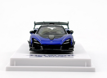 Load image into Gallery viewer, CM 1:64 Blue Senna GTR Racing Sports Model Diecast Metal Car New Collection
