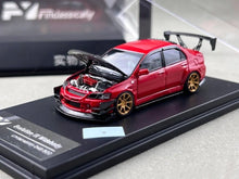 Load image into Gallery viewer, FY 1:64 Red Carbon Lancer EVO Evolution 9 IX Sports Model Diecast Metal Car
