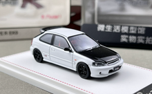 Load image into Gallery viewer, Model1 1:64 JDM White Carbon Civic EK9 R Sports Model Diecast Metal Car New Collection
