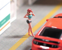 Load image into Gallery viewer, 1:64 Painted Figure Model Miniature Resin Diorama Sand Modeling Beauty Lady GIrl
