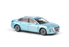 Load image into Gallery viewer, XCARTOYS 1:64 Blue Hongqi H5 Sedan Sports Model Diecast Metal Car New
