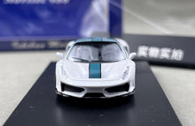 Load image into Gallery viewer, SH 1:64 White 488 Pista Novitec Sports Model Diecast Metal Car New Collection
