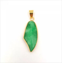 Load image into Gallery viewer, Nature Jade Leaf Lucky Pendant Necklace Gift Jewelry charm Blessing Fortune new
