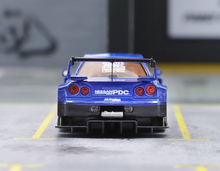 Load image into Gallery viewer, SW 1:64 JDM Skyline GTR ER34 LBWK #5 Racing Sports Model Diecast Metal Car New
