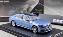 Load image into Gallery viewer, King 1:64 Blue AMG S65 W222 Luxury Sedan Sports Model Diecast Metal Car New Collection
