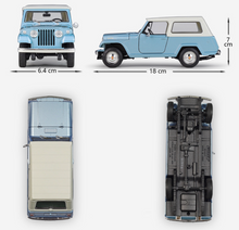 Load image into Gallery viewer, WELLY 1:24 1967 Jeepster Commando Station Wagon Model Diecast Metal Car New
