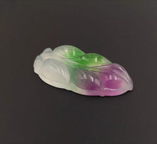 Load image into Gallery viewer, Nature Jade Leaf Pendant Necklace Gift Jewelry charm Blessing Lucky Fortune New

