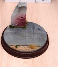 Load image into Gallery viewer, 1:64 Painted Car Model Base Miniature Diorama Sand Scenario Grey Road Faux Rock
