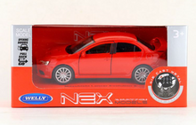 Load image into Gallery viewer, WELLY 1:36 Red Lanser EVOLUTION X Racing Sports Model Diecast Toy Metal Car
