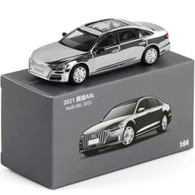 Load image into Gallery viewer, JKM 1:64 Silver 2021 A8L Horch Luxury Sedan Sports Model Diecast Metal Car New
