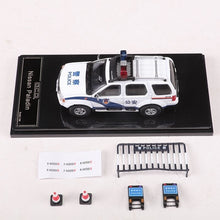 Load image into Gallery viewer, GCD 1:64 White Police PALADIN Off Road SUV Sports Model Diecast Metal Car New
