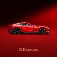 Load image into Gallery viewer, Bburago 1:64 Red Ferrari 812 Competizione Sports Model Diecast Metal Car New Collection
