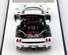 Load image into Gallery viewer, King 1:64 White Silver Rims Enzo Racing Sports Model Diecast Metal Car New Collection
