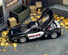 Load image into Gallery viewer, King 1:64 Black NFS Police Enzo Racing Sports Model Diecast Metal Car New Collection

