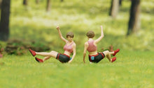 Load image into Gallery viewer, 1:64 Painted Figure Model Miniature Resin Diorama Sand Hiker Climber Backpacker New Collection
