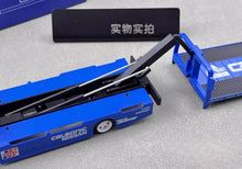 Load image into Gallery viewer, MT 1:64 Blue Calsonic H300 Flatbed Tow Truck Custom Model Diecast Metal Car

