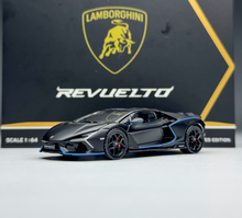 Load image into Gallery viewer, HH 1:64 Matte Black Revuelto LB744 Sports Open Model Diecast Metal Car New Collection
