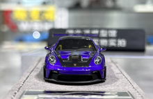 Load image into Gallery viewer, HH 1:64 Purple 992.1 GT3 RS Sports Model Diecast Resin Car New Collection
