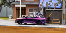 Load image into Gallery viewer, FH 1:64 Purple Skyline GTR R32 Nismo S-Tune Sports Model Diecast Metal Car New
