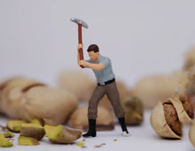 Load image into Gallery viewer, 1:64 Painted Figure Model Miniature Resin Diorama Workder Porter Handler Man Toy Collection
