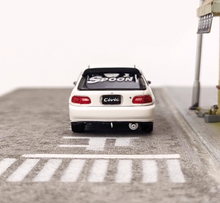 Load image into Gallery viewer, SW 1:64 JDM White EG6 Civic R Hatchback Sports Model Diecast Metal Car New
