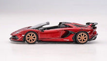 Load image into Gallery viewer, MINIGT 1:64 Red Aventador SVJ Roadster Racing Sport Model Toy Metal Car 506
