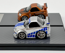 Load image into Gallery viewer, YM 1:64 JDM Skyline GTR R34 Z-TUNE Q Cute Car Sports Model Diecast Resin New Collection
