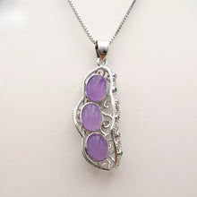 Load image into Gallery viewer, Nature Jade Lucky Beans Pendant Necklace Gift For Woman Jewelry charm Blessing D
