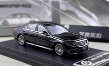 Load image into Gallery viewer, RM 1:64 Black S63 W222 Luxury Sedan Sports Model Diecast Metal Car New Collection
