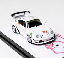 Load image into Gallery viewer, 1:64 Luminous White RWB 993 Cartoon Classic Sports Model Diecast Metal Car BN
