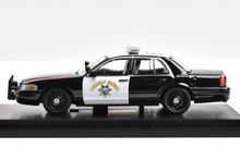 Load image into Gallery viewer, Rollin 1:64 CROWN VICTORIA CA Highway Patrol Police Model Diecast Metal Car
